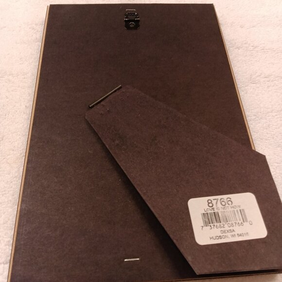 DEXSA WOODEN PLAQUE "LOVE IS NOT HOW..." (NEW IN BOX) - ITEM #8766 - Picture 2 of 5